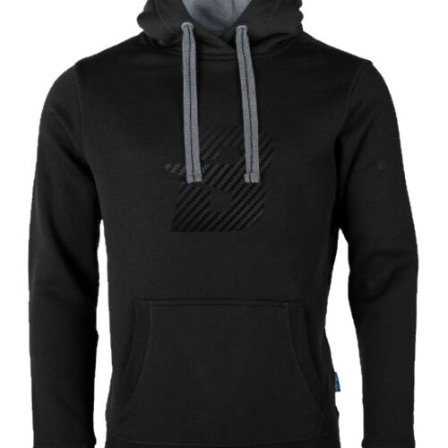 H4 Brave Hoodie Zwart Carbon Print "B"