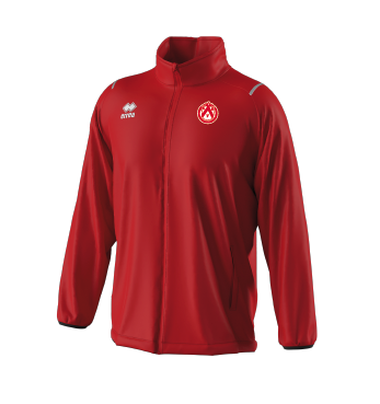 0106 Pressing Regenjas Red KVK Player